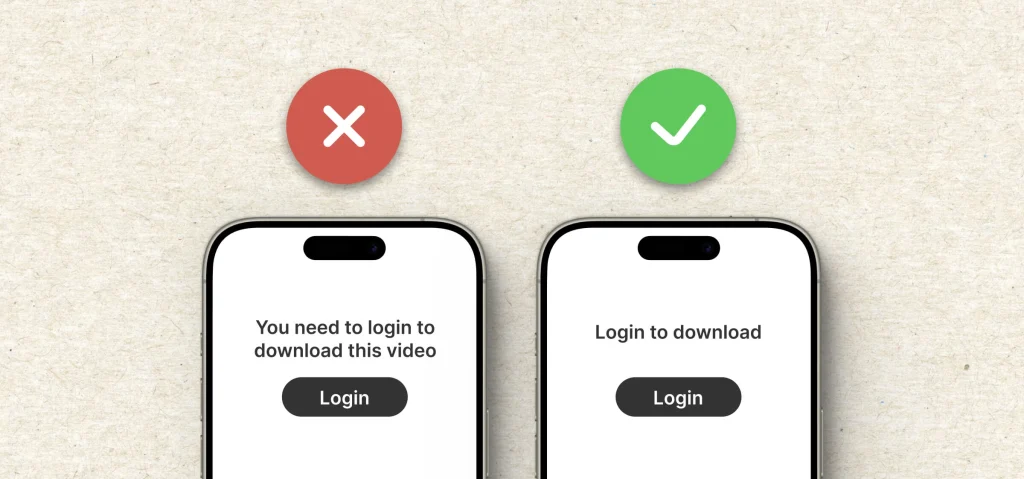 Tips on how to improve UX writing.