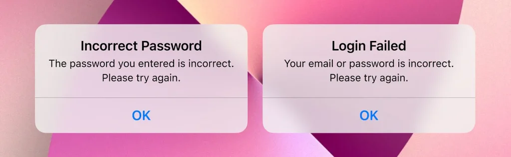 Specific prompts in app interface to show how to improve UX writing.