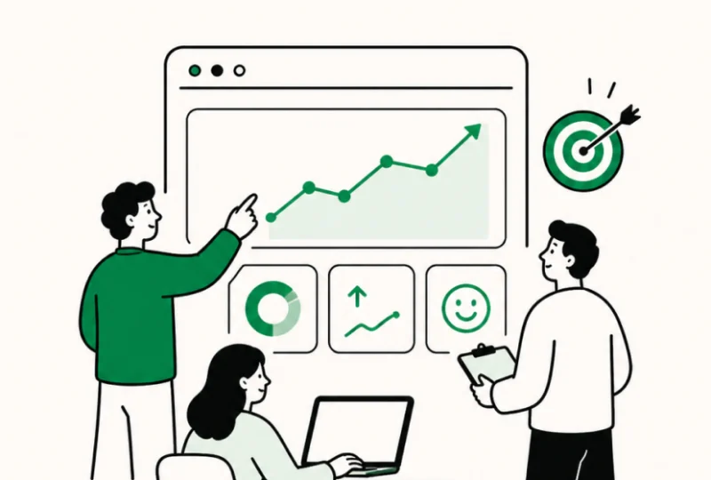App development KPI monitoring and business performance analysis dashboard